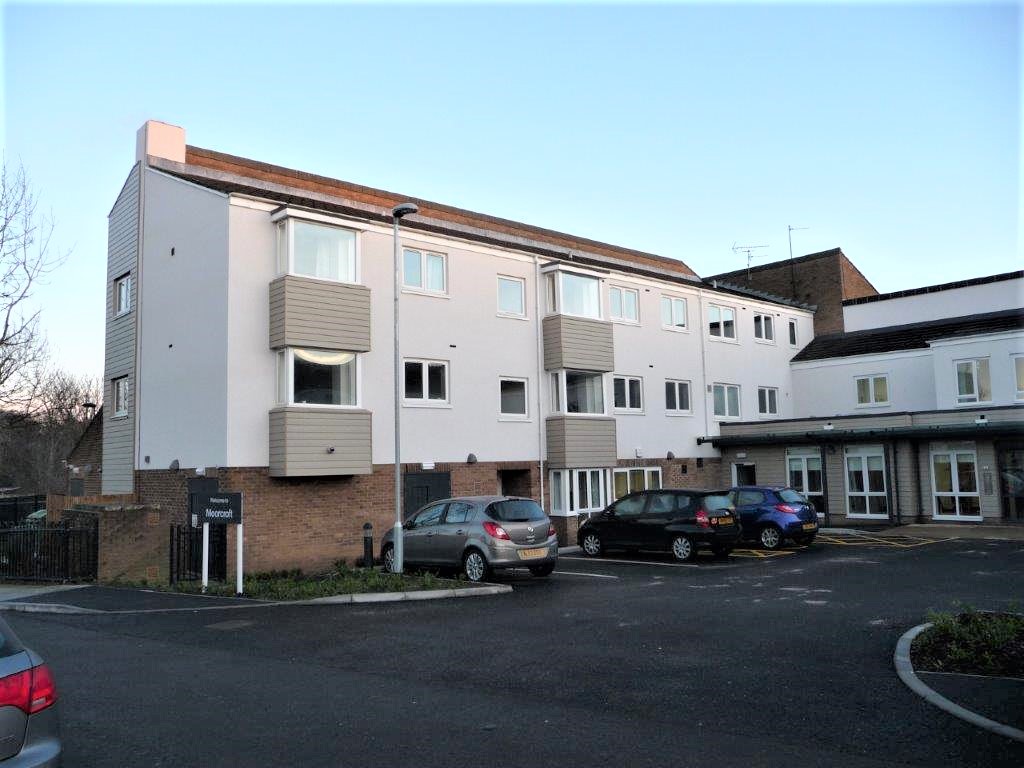 Exterior of Moorcroft supported living venue