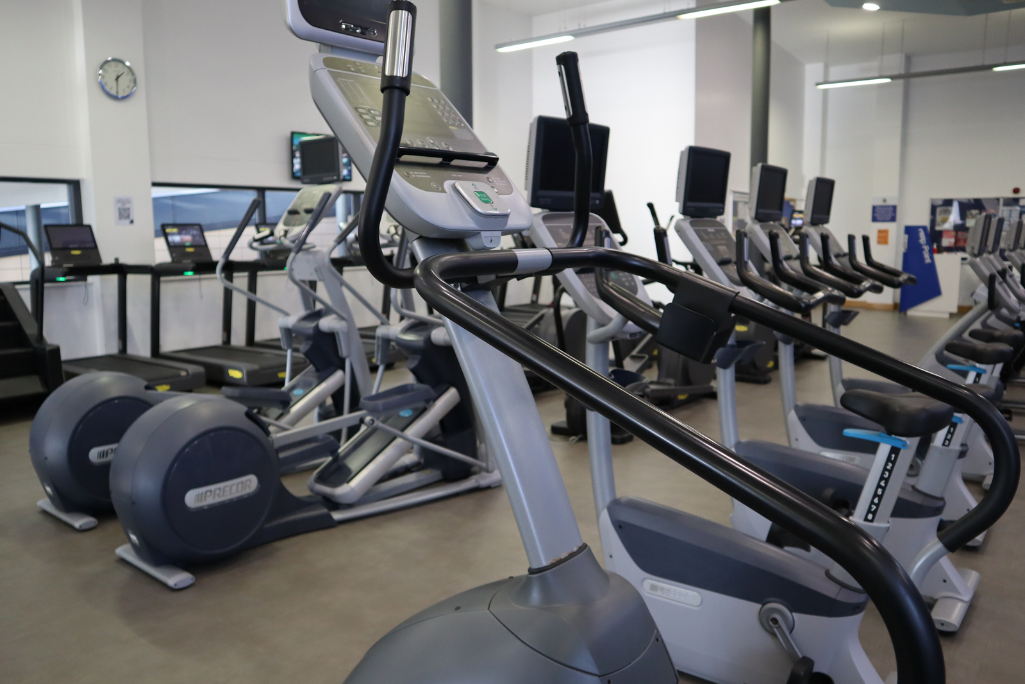 rowing machines and exercise bikes