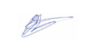 Signature of Gavin Barker