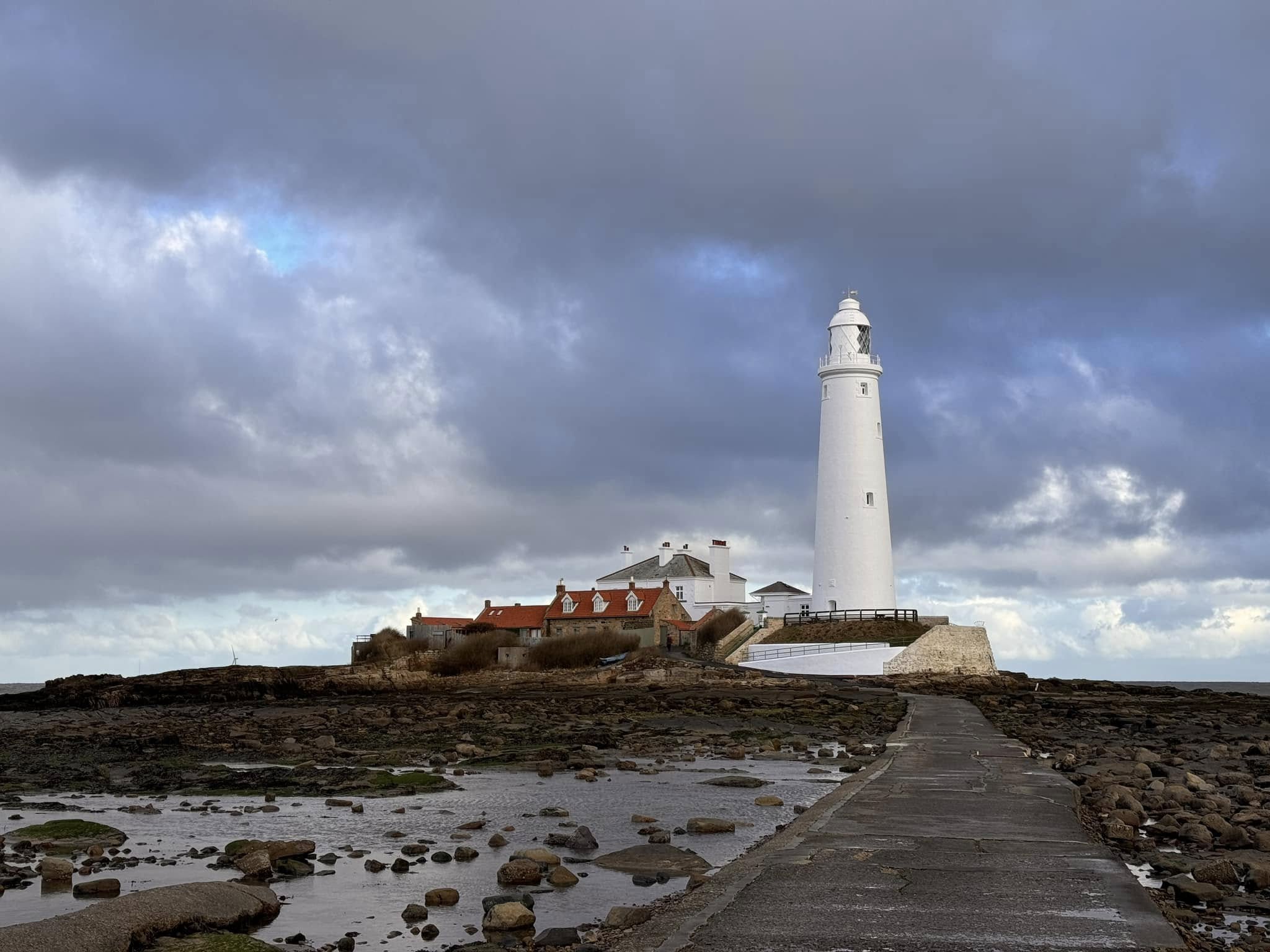 Lighthouse at St Mary's Island