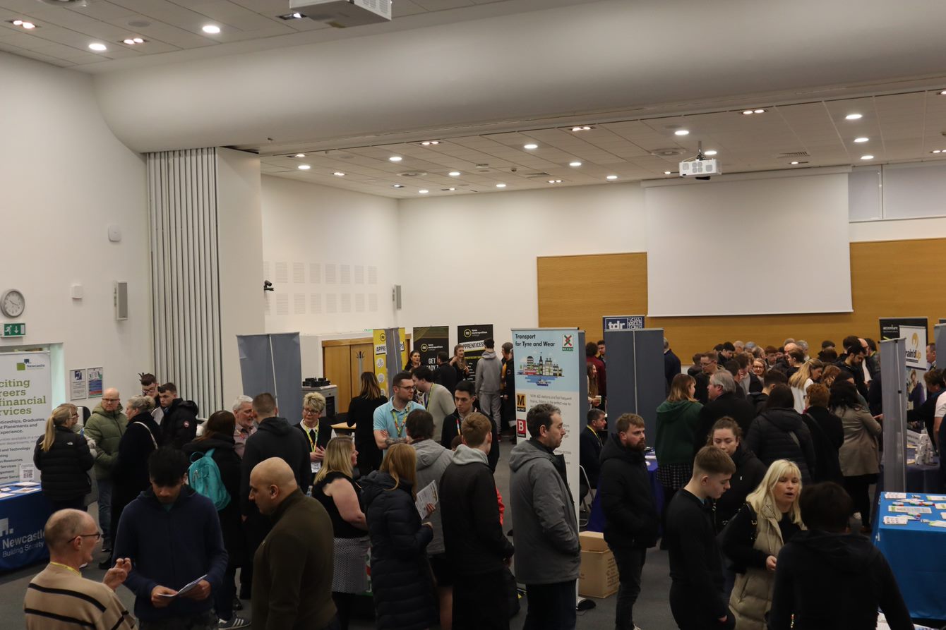 Crowds gather at North Tyneside's apprenticeship fair