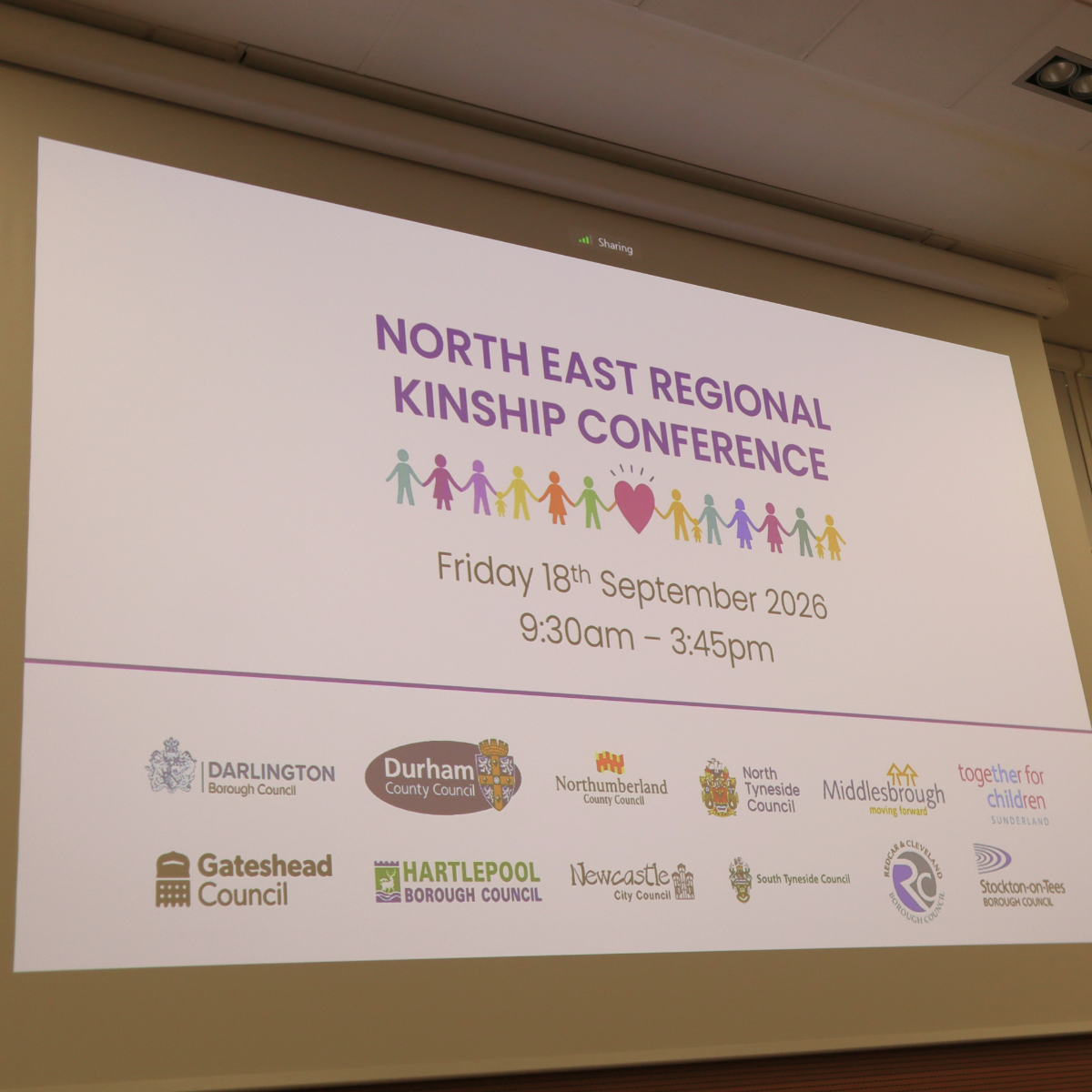 Image of the regional kinship carers conference presentation