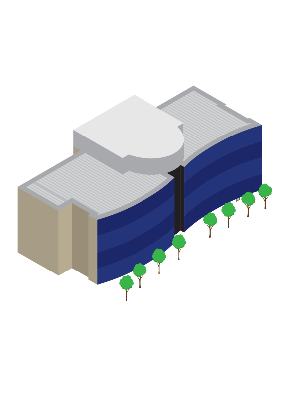 A graphic image of North Tyneside Council's Quadrant East office.