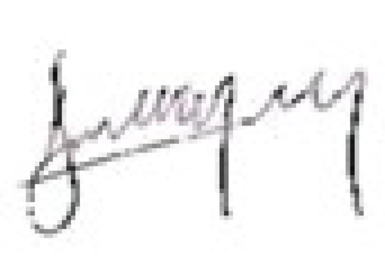 David Hall's signature