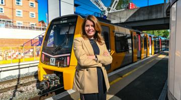 North East Mayor Kim McGuinness at Northumberland Park station