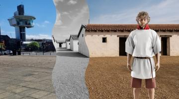 Visitors can see the hidden history of Wallsend appear with free smartphone reality experience Meet The Romans 