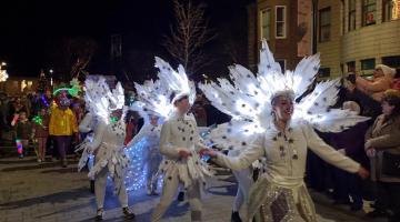 The North Shields 800 celebration parade featured 400 local people