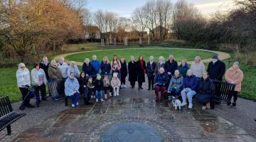 The Burradon and Camperdown Community with Elected Mayor Karen Clark at Fryer's Millennium Green 