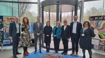 The Corporate Peer Challenge team during their visit to North Tyneside in March
