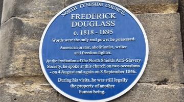 Blue Plaque for Frederick Douglass