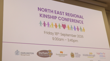 Image of the regional kinship carers conference presentation
