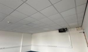Empty room with carpet