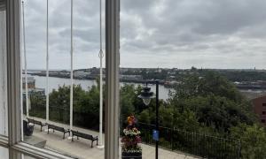 The view from the Tyne View Room of the River Tyne 