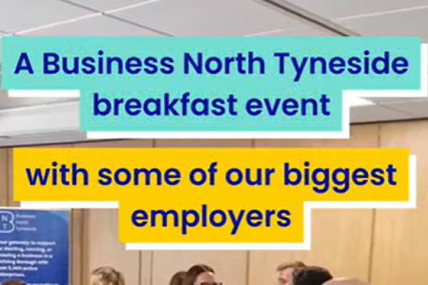 A business breakfast event with some of our biggest employers