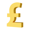 Pound sign in yellow