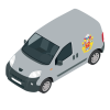 North Tyneside Council van in grey
