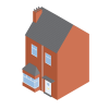 A simple 2 up 2 down house